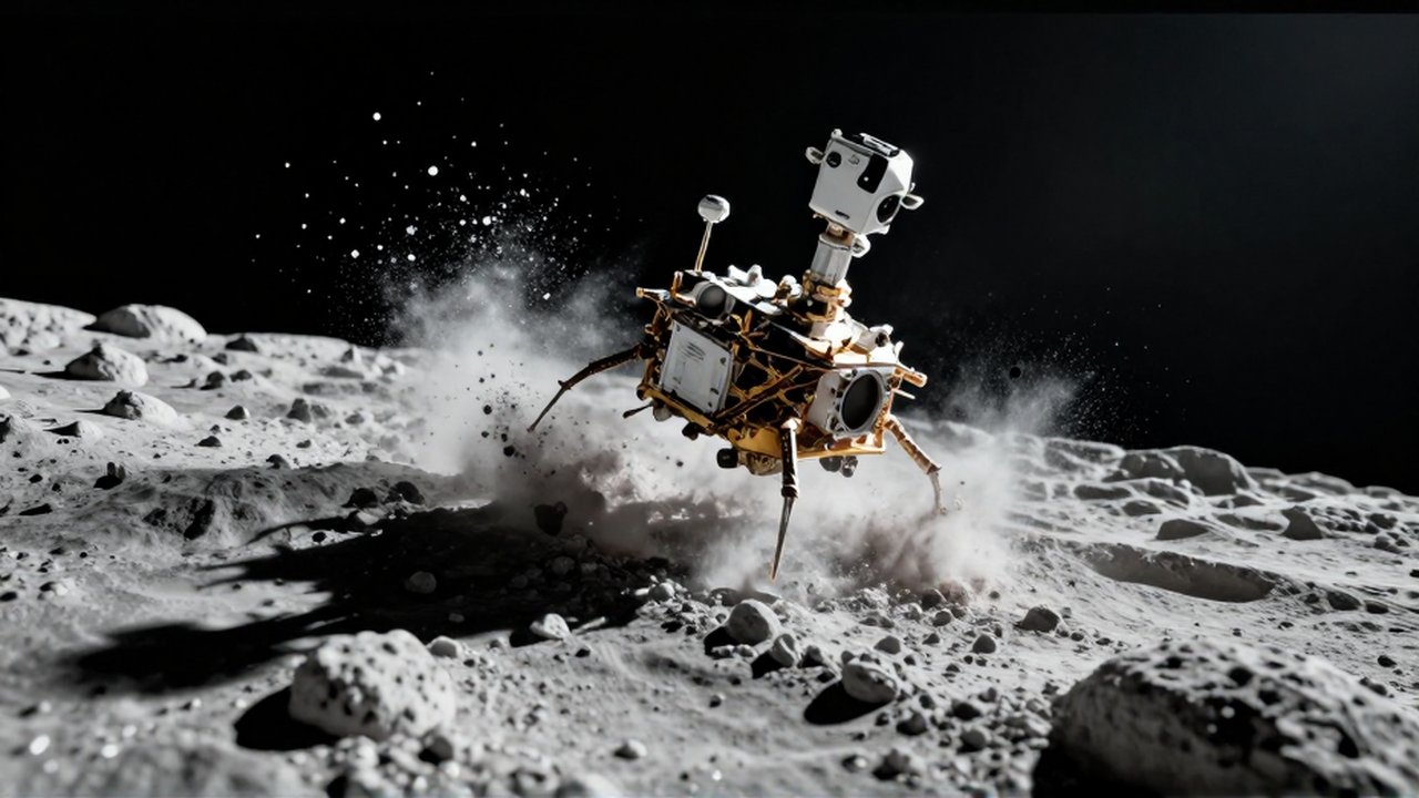 La sonda Philae impacta violentamente contra la superficie rocosa y helada del cometa 67P.